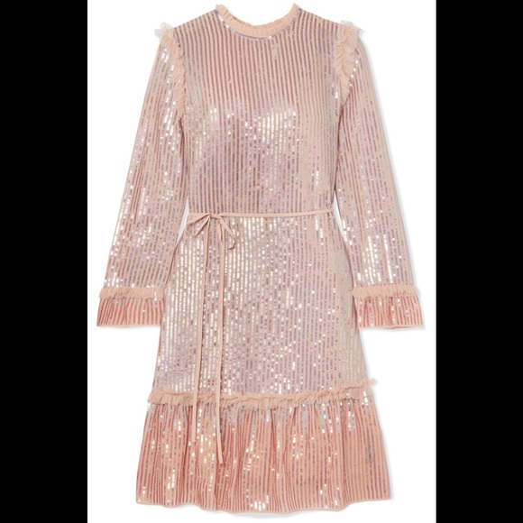 Pink sparkly Needle&thread dress - Picture 1 of 12